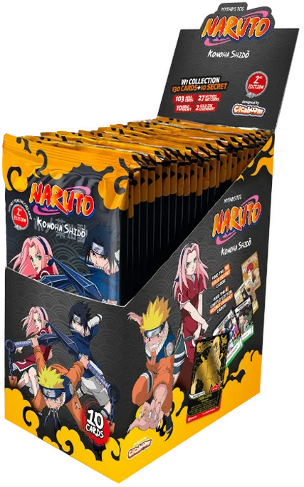 (Précommande) Naruto Mythos TCG: Set 1 Konoha Shido 2nd Edition Booster Box