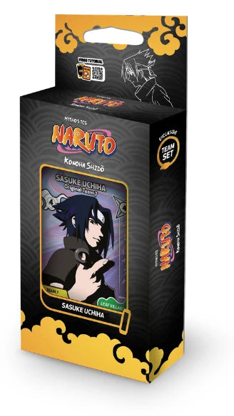 (Précommande) Naruto Mythos TCG: Set 1 Konoha Shido, 2nd Edition Teamset Sasuke