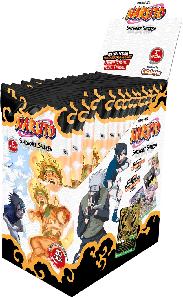 (Précommande) Naruto Mythos TCG: Set 2 Shinobi Shiren, 1st Edition Booster Box