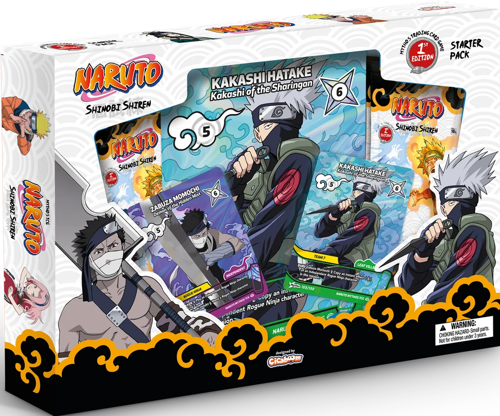 (Précommande) Naruto Mythos TCG: Set 2 Shinobi Shiren, 1st Edition Kakashi vs Zabuza Starter Pack