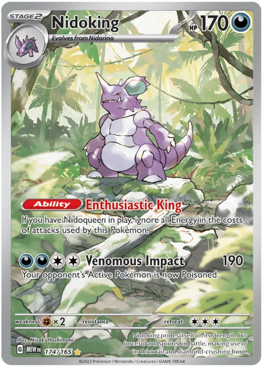 Nidoking 174/165 Scarlet & Violet 151