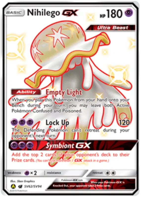 Nihilego GX SV62/SV94 Hidden Fates