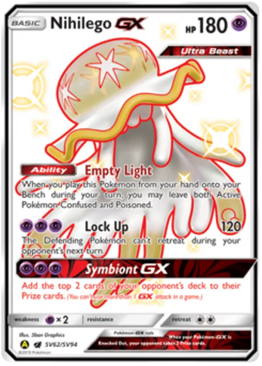 Nihilego GX SV62/SV94 Hidden Fates