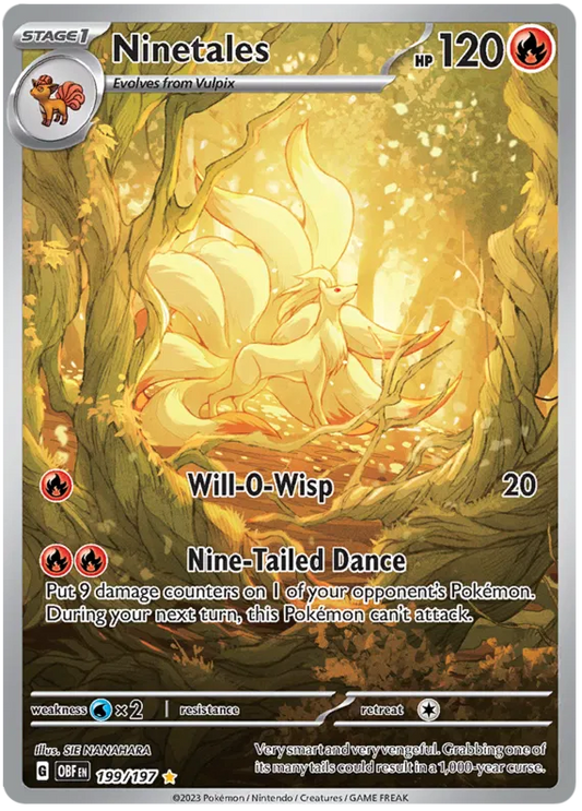 Ninetales 199/197 Obsidian Flames
