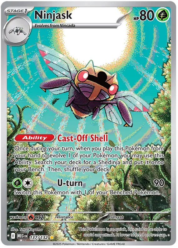 Ninjask 137/132 Mega Evolution