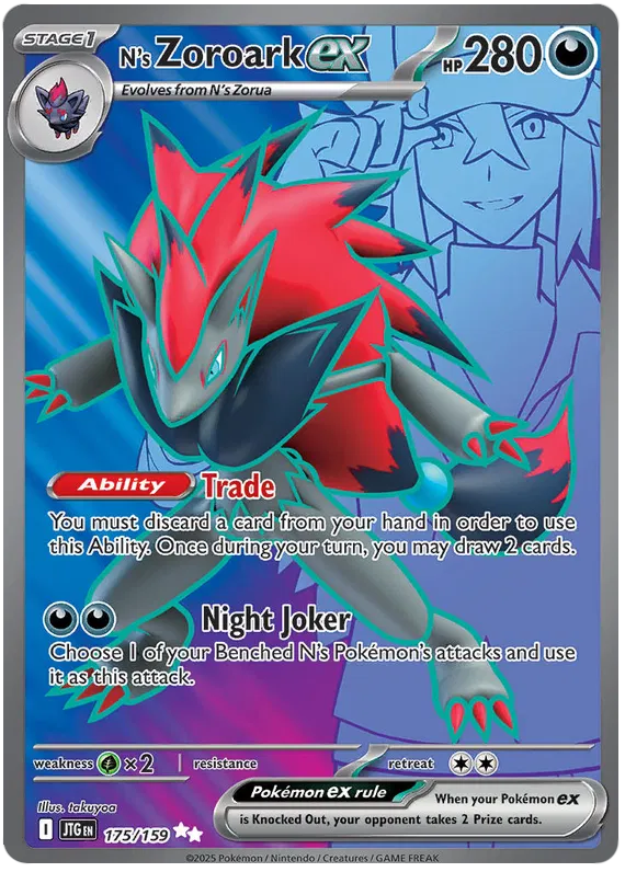 N's Zoroark ex 175/159 Journey Together
