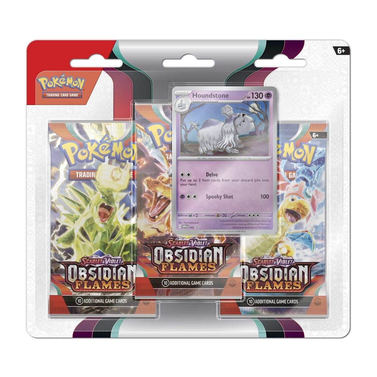 Obsidian Flames 3-pack Blister Houndstone