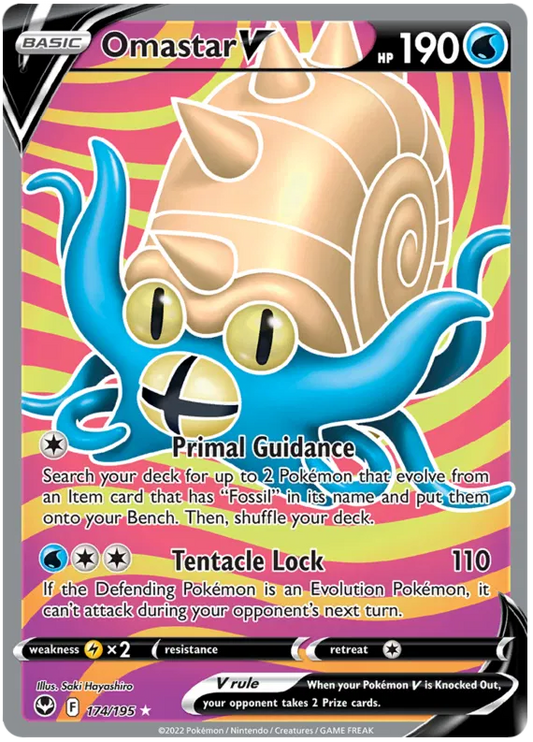 Omastar V 174/195 Silver Tempest