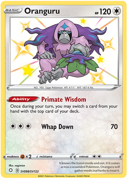 Oranguru SV098/SV122 Shining Fates