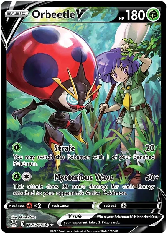 Orbeetle V TG12/TG30 Lost Origin Trainer Gallery