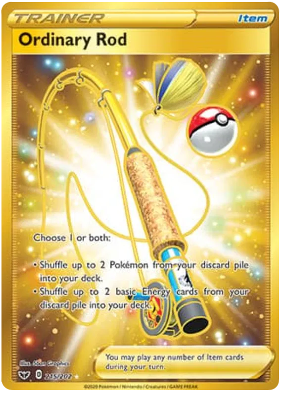 Ordinary Rod 215/202 Sword & Shield Base Set