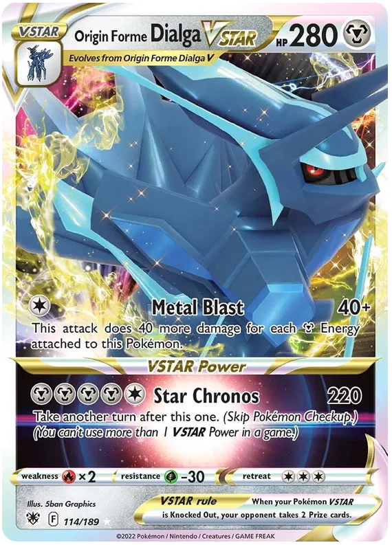 Origin Forme Dialga VSTAR 114/189 Astral Radiance