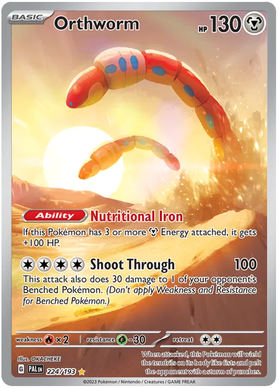 Orthworm 224/193 Paldea Evolved