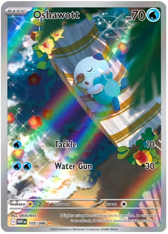 Oshawott 105/086 White Flare