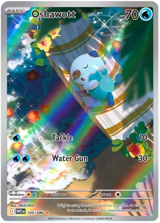 Oshawott 105/086 White Flare