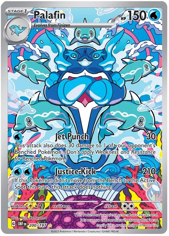 Palafin 200/197 Obsidian Flames