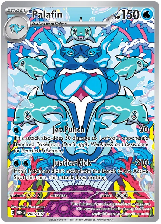 Palafin 200/197 Obsidian Flames