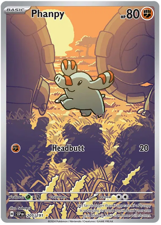 Phanpy 205/191 Surging Sparks