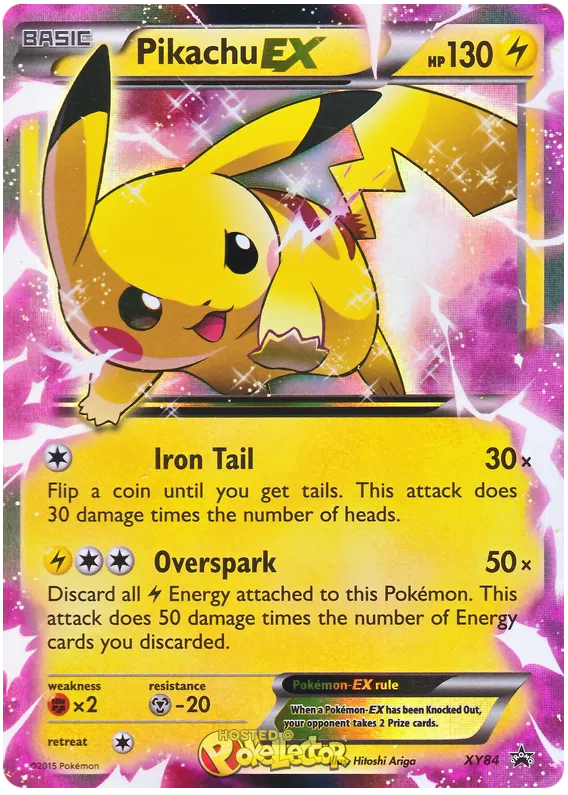 Pikachu EX XY84 Promos