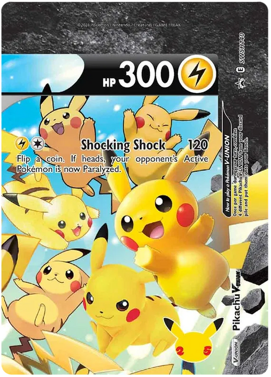 Pikachu V-UNION SWSH140 Sword & Shield Promo