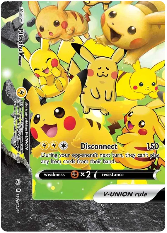 Pikachu V-UNION SWSH141 Sword & Shield Promo