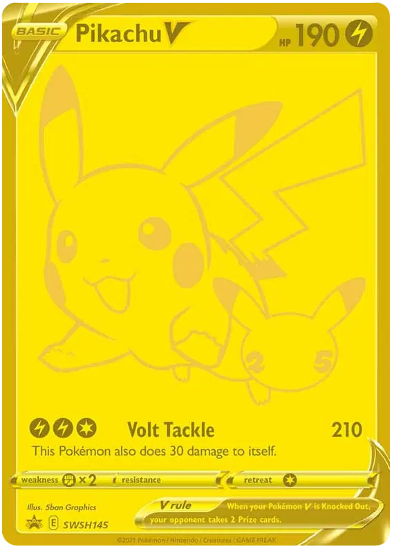 Pikachu V SWSH145 Sword & Shield Promo