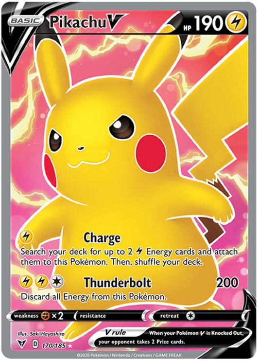 Pikachu V 170/185 Vivid Voltage