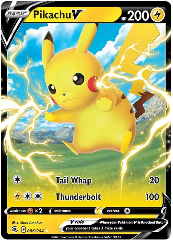 Pikachu V 086/264 Fusion Strike