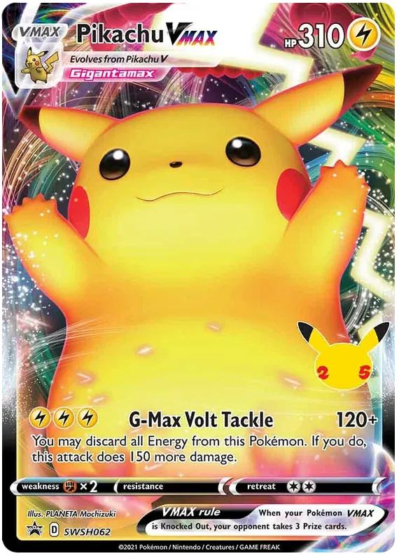 Pikachu VMAX SWSH062 Sword & Shield Promo