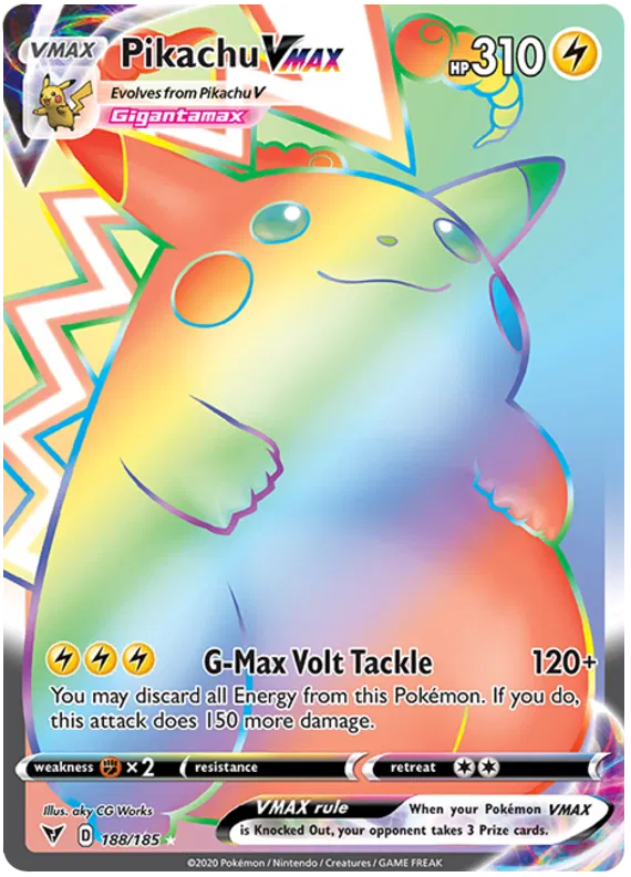 Pikachu VMAX 188/185 Sword & Shield Vivid Voltage