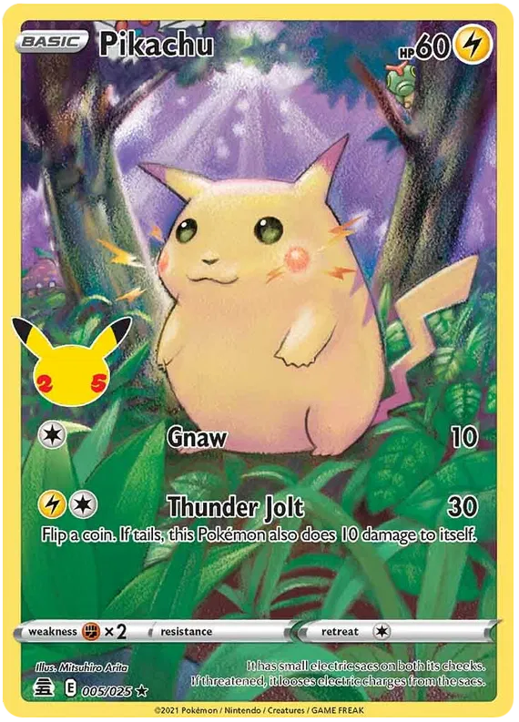 Pikachu 5/25 Celebrations