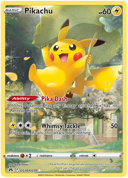 Pikachu GG30/GG70 Crown Zenith Galarian Gallery