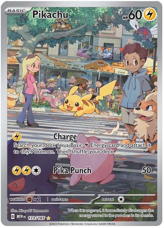 Pikachu 173/165 Scarlet & Violet 151