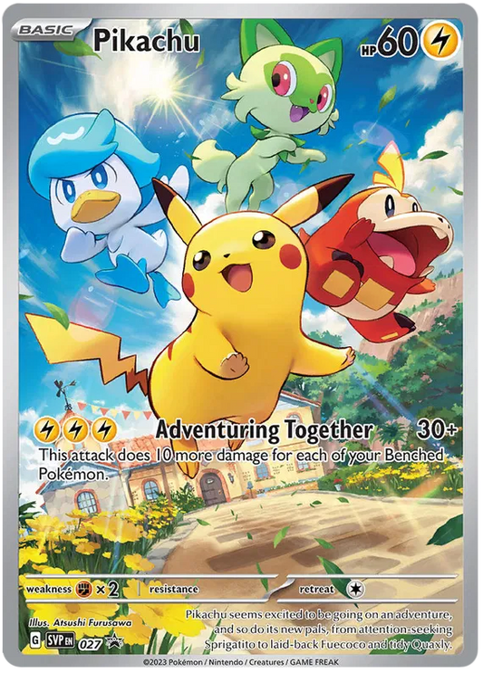 Pikachu 027 Scarlet & Violet Promo