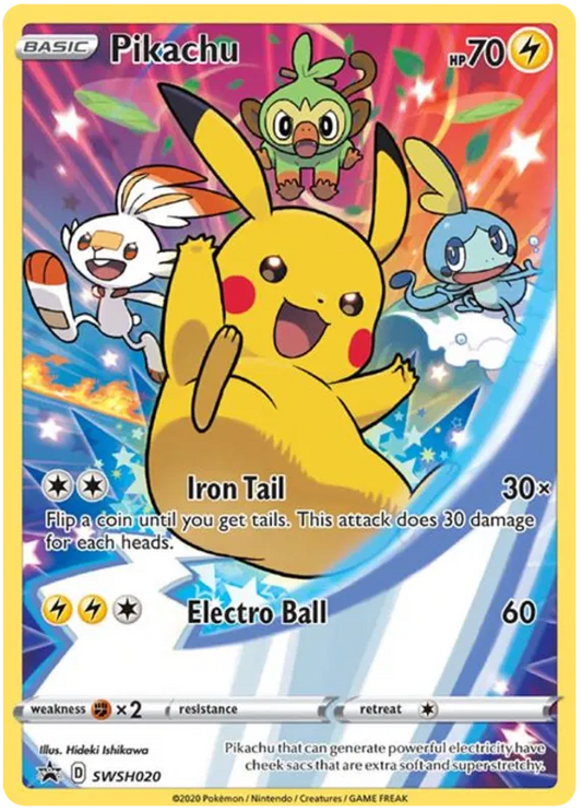 Pikachu SWSH020 Sword & Shield Promo
