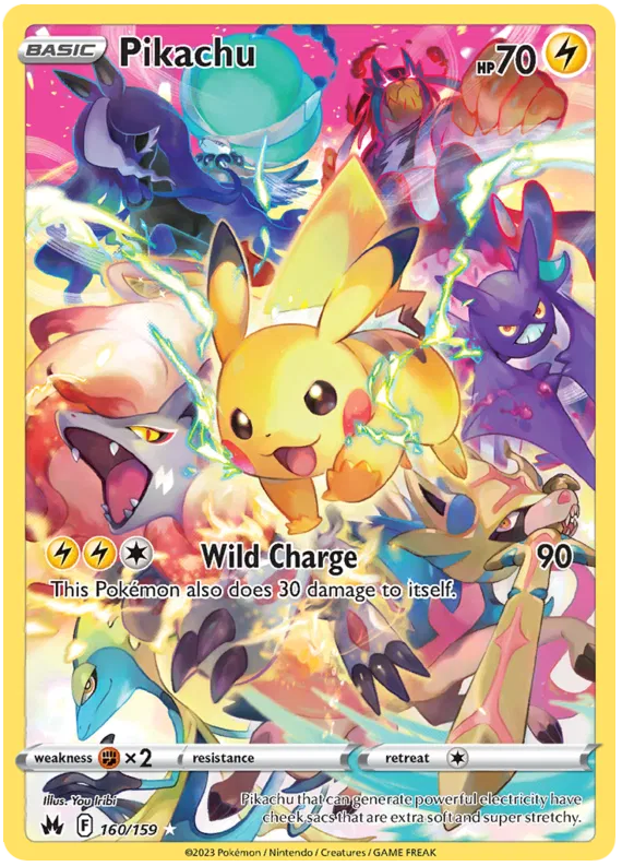 Pikachu 160/159 Crown Zenith