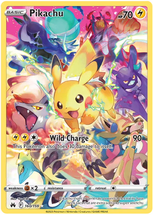 Pikachu 160/159 Crown Zenith