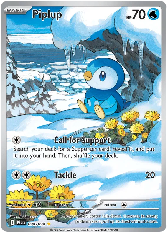 Piplup 098/094 Phantasmal Flames