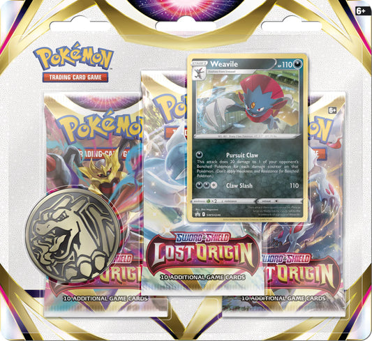 Lost Origin 3-pack Blister Weavile