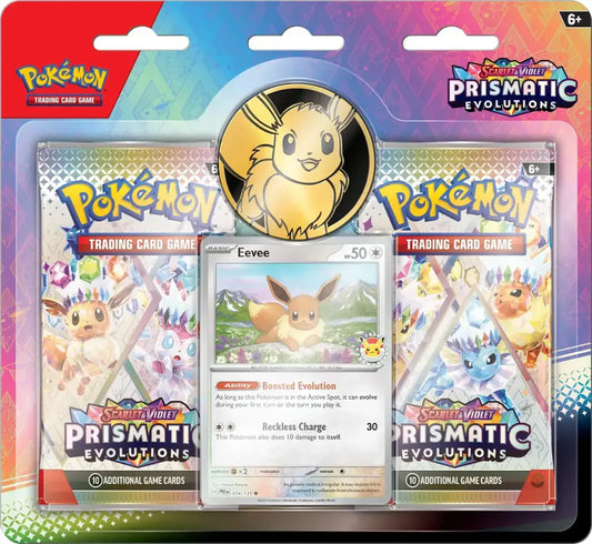 Prismatic Evolutions 2 Packs Blister Eevee