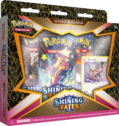 Shining Fates Mad Party Pin Collection (Bunnelby)