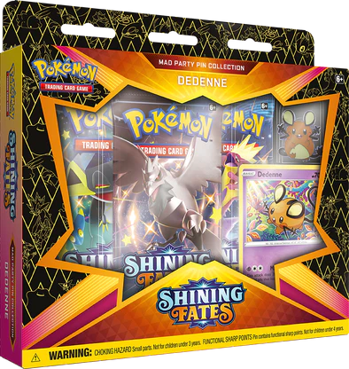 Shining Fates Mad Party Pin Collection (Dedenne)