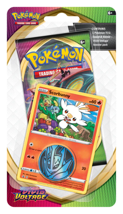 Vivid Voltage - Checklane Blister - Scorbunny