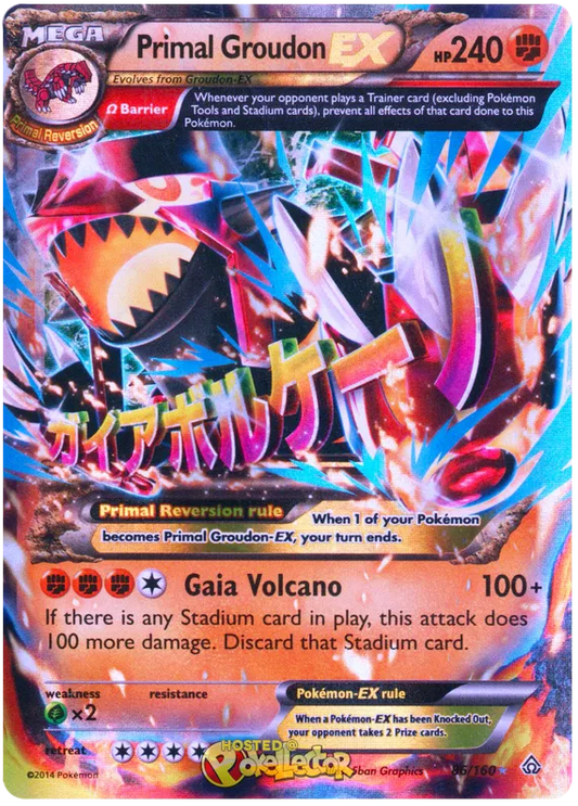 Primal Groudon EX 86/160 Primal Clash