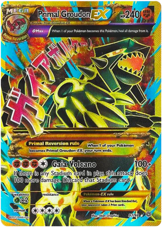 Primal Groudon EX 97/98 Ancient Origins