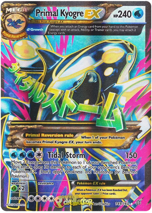 Primal Kyogre EX 149/160 Primal Clash