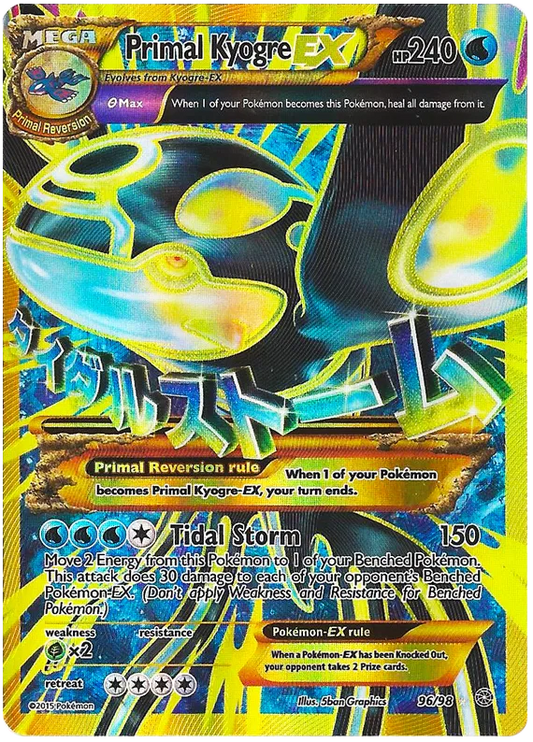 Primal Kyogre EX 96/98 Ancient Origins
