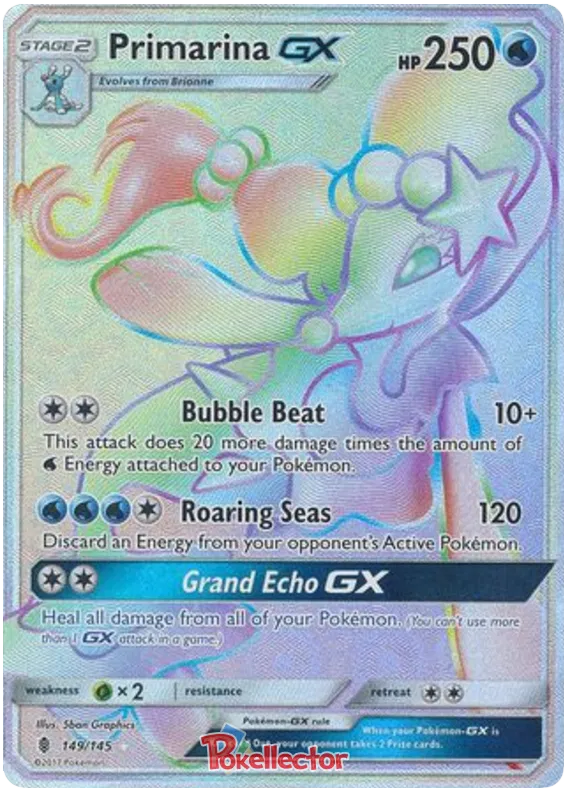 Primarina GX 149/145 Guardians Rising