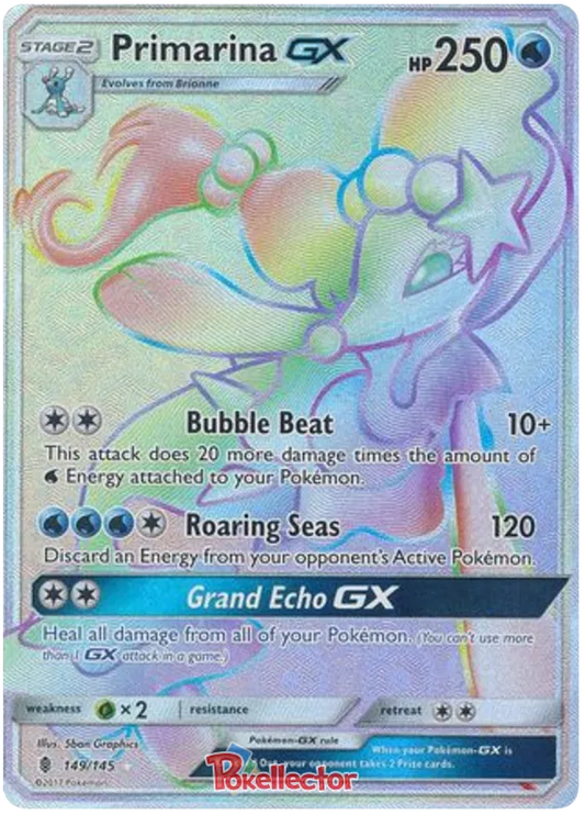 Primarina GX 149/145 Guardians Rising
