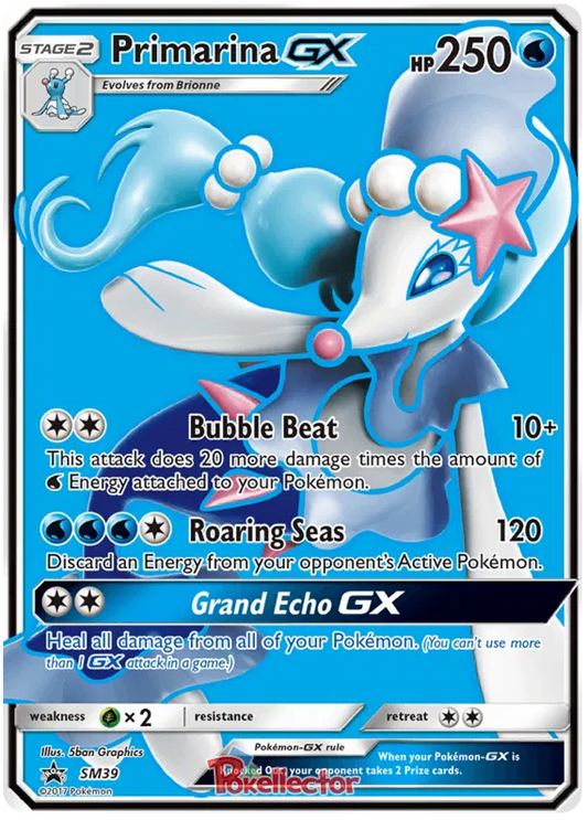 Primarina GX SM39 Sun & Moon Promos